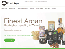 Tablet Screenshot of finestargan.com